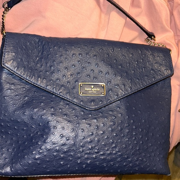 Kate Spade ostrich embossed leather bag - Main Image